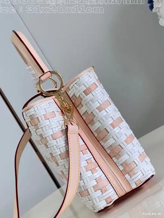 First bags ru reviews VUITTON BB-31.5*20*11CM CAPUCINES LOUIS 0618